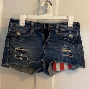 Harper American Flag Shorts